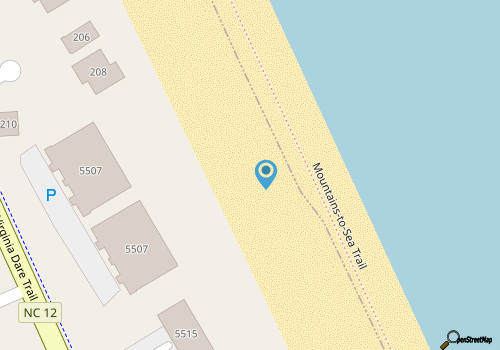 Affordable, Nags Head, NC beachfront timeshare sleeps 6. Market & hospi. nearby. map location