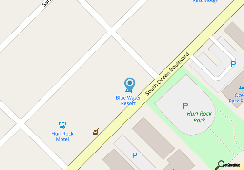 Breathtaking 1 BR Condo with Ocean Views! Bluewater 715 map location