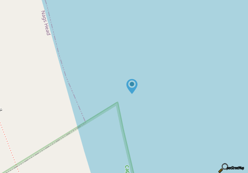 7151 Almost South II * Oceanfront Duplex map location
