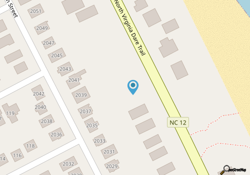 BRAND NEW Luxury Semi-Oceanfront in Kill Devil Hills Seaduction map location