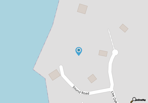 Soundfront Inn:  Spacious historic home with beach on Pamlico Sound map location