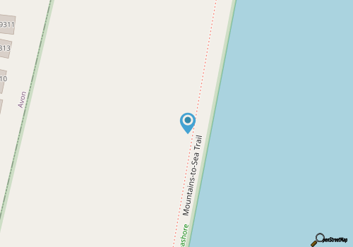 OBX Beachcomber map location