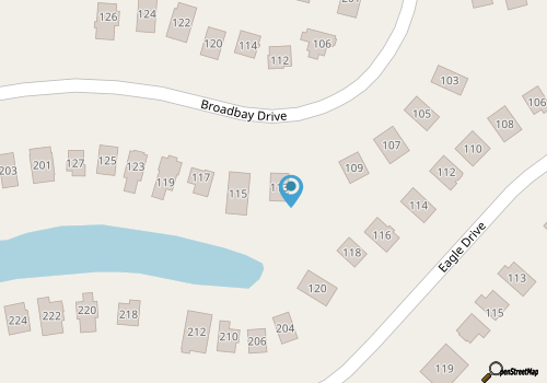 CH113- Beautiful 3 BR on Canal- Stunning Interiors- Sunset Views- Fire Pit! map location