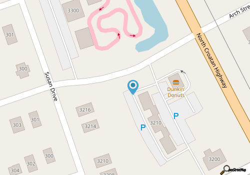 6 Bedroom Beach Cottage One Block from Beach in gorgeous Kill Devil Hills map location