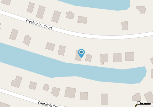 Canal Front Home in Beautiful Brigands Bay, Pet Friendly map location