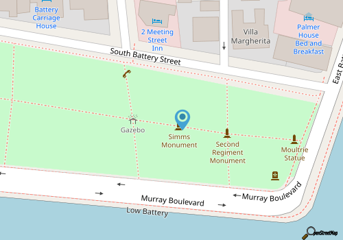 2 Bedroom House in Charleston's Most Desirable Neighborhood-Minimum 30 Day Stay map location
