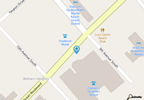 Captain's Quarters Resort map location