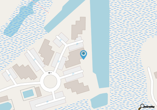 Comfortable condo with shared pool, free WiFi, central AC, and water views map location