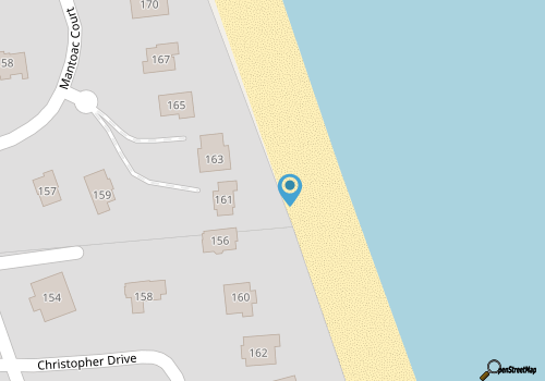 Beautiful oceanfront home in Duck with gorgeous views! map location