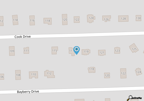 Salty Paws - 4 BR Oceanside vacation home in the heart of Duck w/Private Pool map location