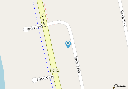 1329 - The Sun Setter 4-bed 4.5-bath home in Corolla NC, hot tub map location