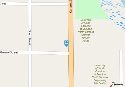 NEW! Downtown Modern Studio map location