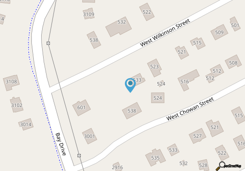 Dog-friendly home on the soundside - private hot tub, crow's nest & YMCA access map location