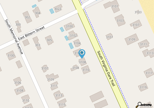 Classic Nags Head Style Cottage map location