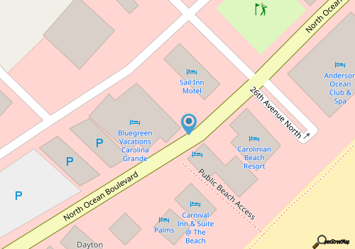 2BR Myrtle Condo on Resort map location