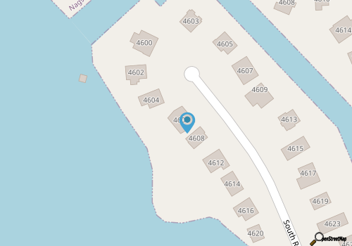 419 - Nags Head Rental -Large Private Pier and Gorgeous Water Views map location
