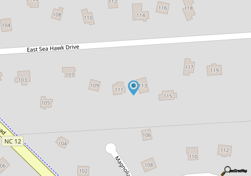Banks Websight - Just a 3 minute walk from the OBX beach, your perfect vacation home awaits! map location