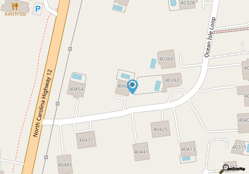 Time Away: Semi-Oceanfront, Private Pool, Pool Table map location