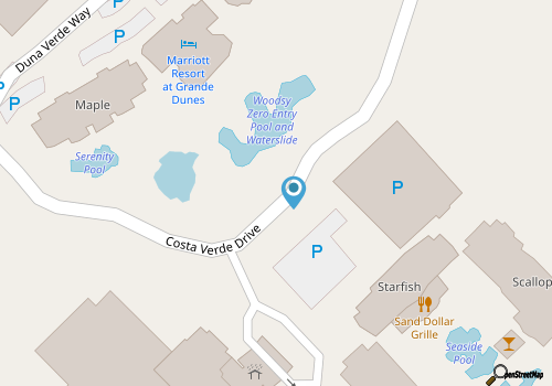 Marriott OceanWatch Resort 2 Bedroom/2 bath - Ocean side view map location