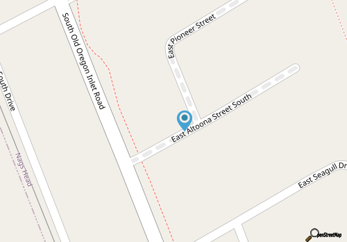 Beachcomber's Paradise | 295 ft from the beach | Dog Friendly, Private Pool, Hot Tub | Nags Head map location
