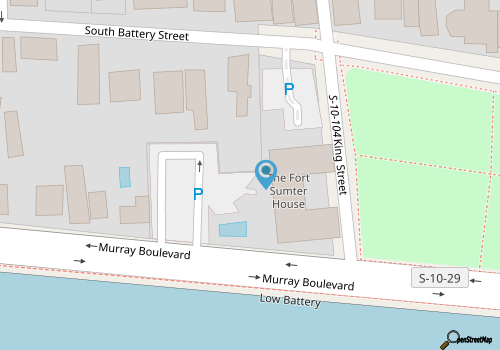 Stunning Riverfront Condo South of Broad map location