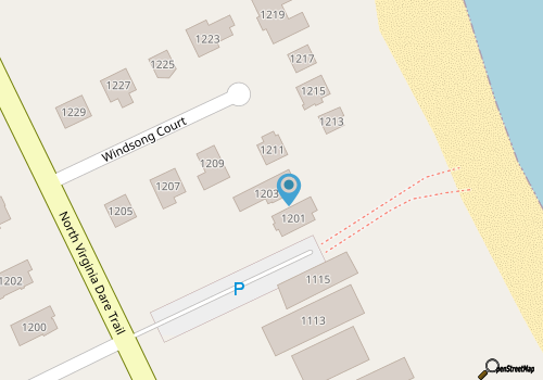 5243- Going to Carolina, Spacious 10-bedroom oceanfront home in Kill Devil Hills map location