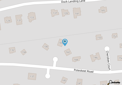 Spacious beach box in Poteskeet with private pool and amenities map location