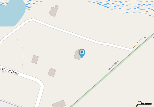 Beach Nut Bungalow:  Two bedroom home in Pamlico Point map location