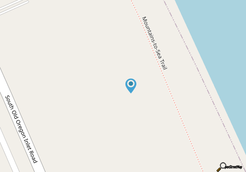 Experience luxury at A Memorable Vacation, an oceanfront home in South Nags Head map location