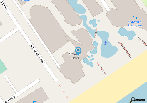 Oceanfront - Heated Pools- Fire pit map location