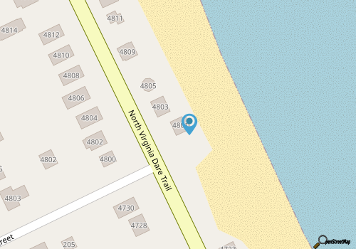 SERENITY AWAITS...AWESOME Reviews-1960's Cozy Ocean-Front and Fido Friendly too! map location