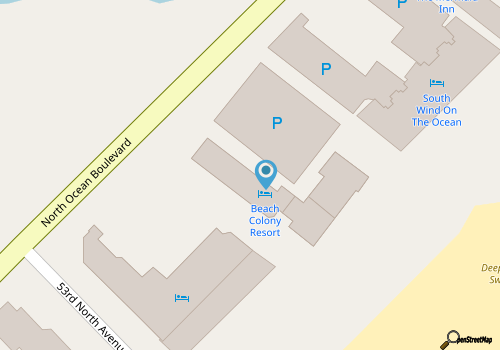 Our Newest Premium Ocean View Property - 2BR/2BA: Sleeps 8 - Top Amenities! map location