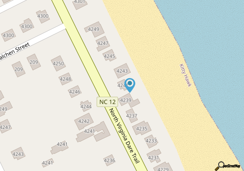 OCEANFRONT, Ocean Views, Close to Beach, Close to Shopping, KH55, Carolina Dream map location