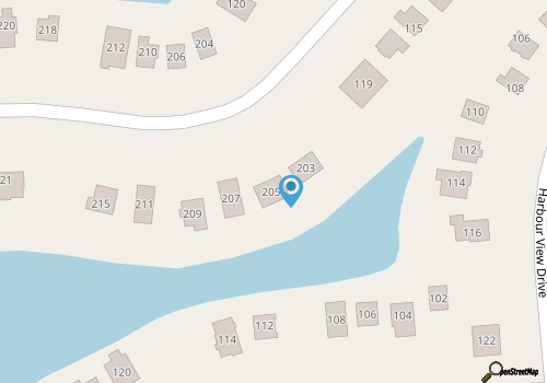 Dog-friendly home with canal views, dock, kayaks, sunroom, deck, & firepit map location