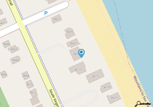 Classic Nags Head oceanfront cottage w/ pool & hot tub! map location