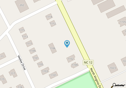 Lotus House at Kitty Hawk Shores, Semi-Oceanfront 7 Bedroom Home map location