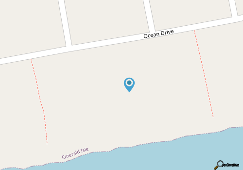 Wee Blew Inn East, Oceanfront Duplex in Emerald Isle, NC! map location