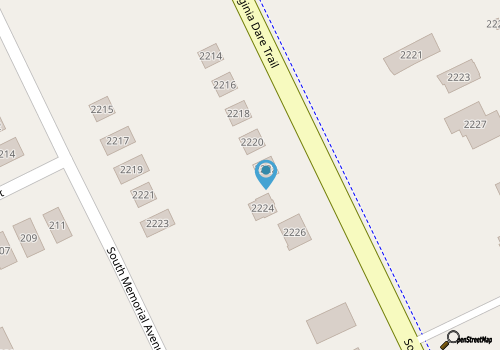 420 - One Home Back from Ocean with Modern Interior map location
