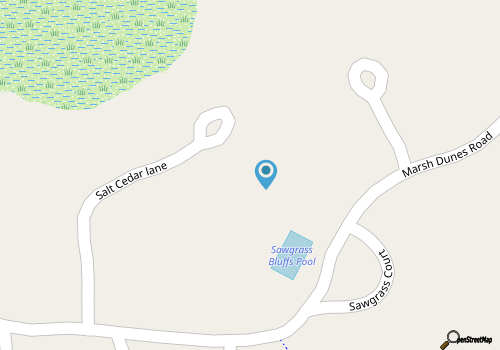 Pets  Considered, Community Pool, Lagoon View, Golf Cart Included 875 Salt Cedar Lane map location