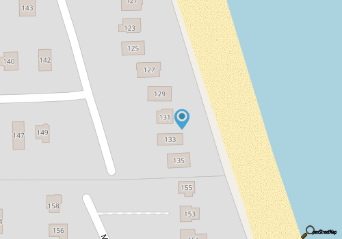 Duck oceanfront home with theater room and elevator, steps from the beach! map location