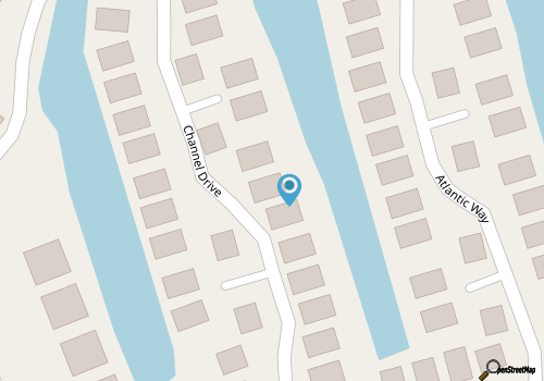 JULY 5-8 REDUCED RATES!  4 Bed IP House on Water-Sleeps 8-EASY BEACH ACCESS map location