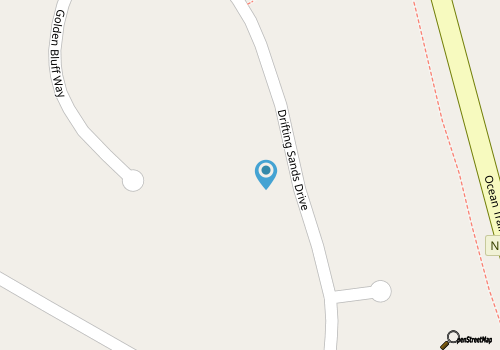 Salty Paws. Pet Friendly. Minutes to Beach. Ocean Views. map location