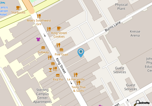 Luxury Historic Downtown Apt w/Parking | 360 King map location