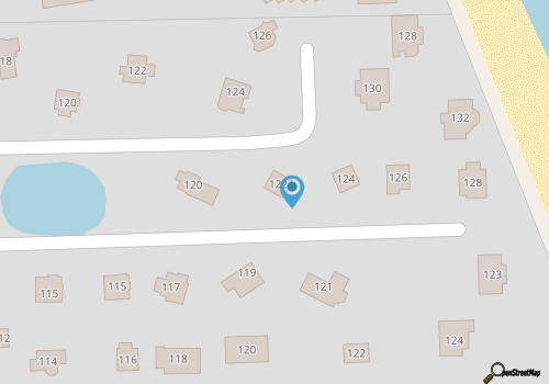 The Blue Dolphin | 350 ft to the beach | Dog Friendly map location