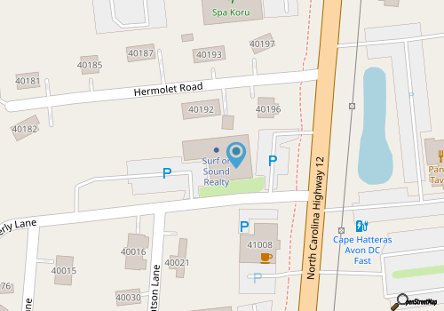 Surf or Sound Realty map location