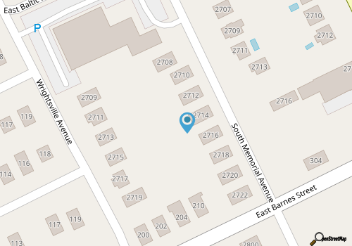 Private 1BR Apt w Kitchen, Porch, Patio on Culdesac & 3 Blocks from Beach Access map location