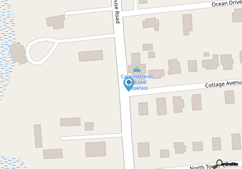 Cape Hatteras Bed and Breakfast map location