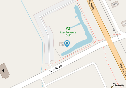 Lost Treasure Golf map location