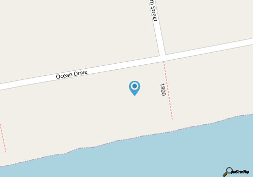 Tides Out West, Oceanfront Duplex in Emerald Isle, NC! map location