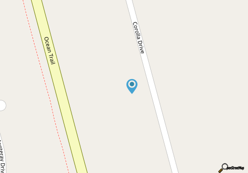 Experience coastal living at All 4 Won, 4-bed 3-bath, Corolla, NC, private pool, volleyball court map location